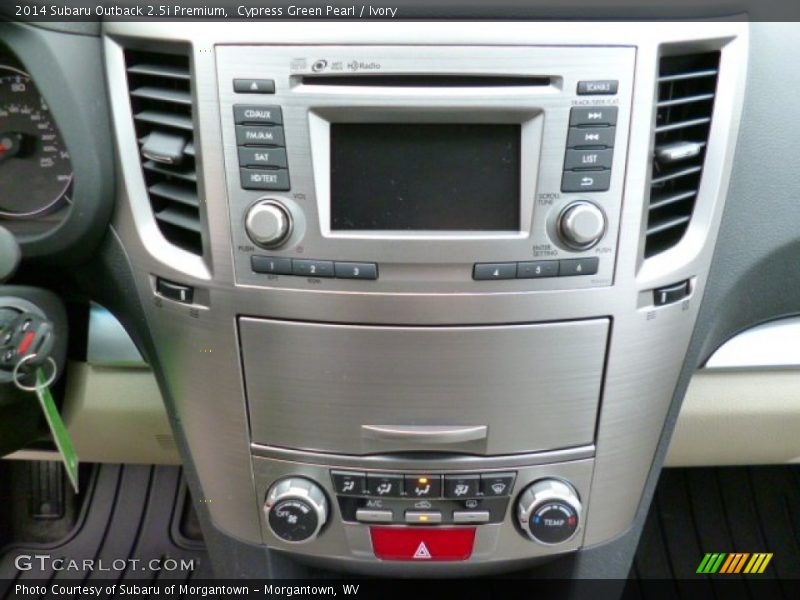 Cypress Green Pearl / Ivory 2014 Subaru Outback 2.5i Premium