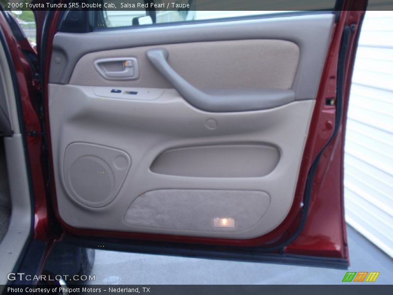 Salsa Red Pearl / Taupe 2006 Toyota Tundra SR5 Double Cab