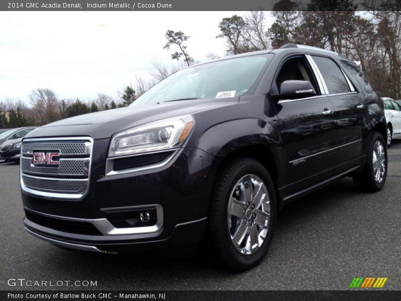 Iridium Metallic / Cocoa Dune 2014 GMC Acadia Denali