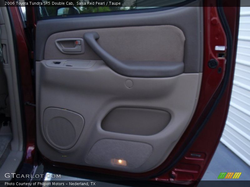 Salsa Red Pearl / Taupe 2006 Toyota Tundra SR5 Double Cab