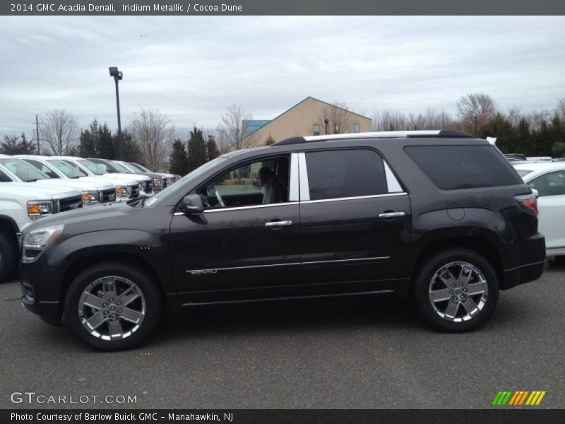 Iridium Metallic / Cocoa Dune 2014 GMC Acadia Denali