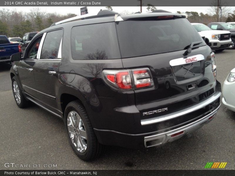 Iridium Metallic / Cocoa Dune 2014 GMC Acadia Denali