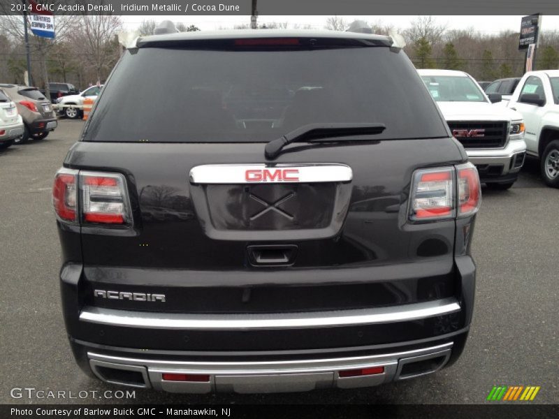 Iridium Metallic / Cocoa Dune 2014 GMC Acadia Denali