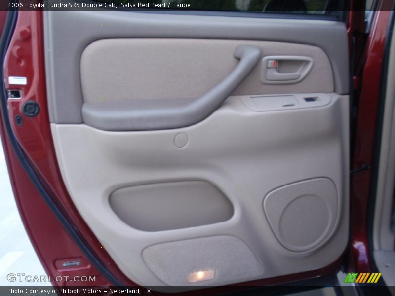 Salsa Red Pearl / Taupe 2006 Toyota Tundra SR5 Double Cab