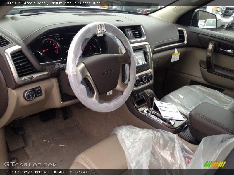 Iridium Metallic / Cocoa Dune 2014 GMC Acadia Denali