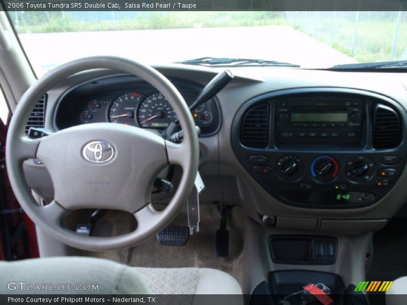 Salsa Red Pearl / Taupe 2006 Toyota Tundra SR5 Double Cab