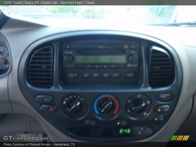 Salsa Red Pearl / Taupe 2006 Toyota Tundra SR5 Double Cab