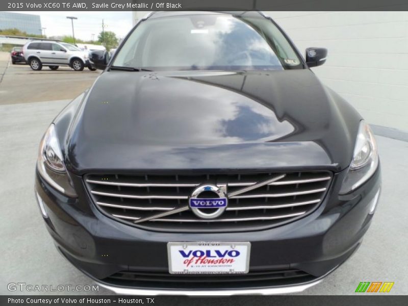 Savile Grey Metallic / Off Black 2015 Volvo XC60 T6 AWD