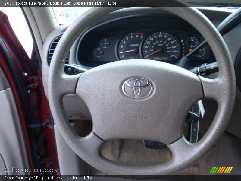 Salsa Red Pearl / Taupe 2006 Toyota Tundra SR5 Double Cab