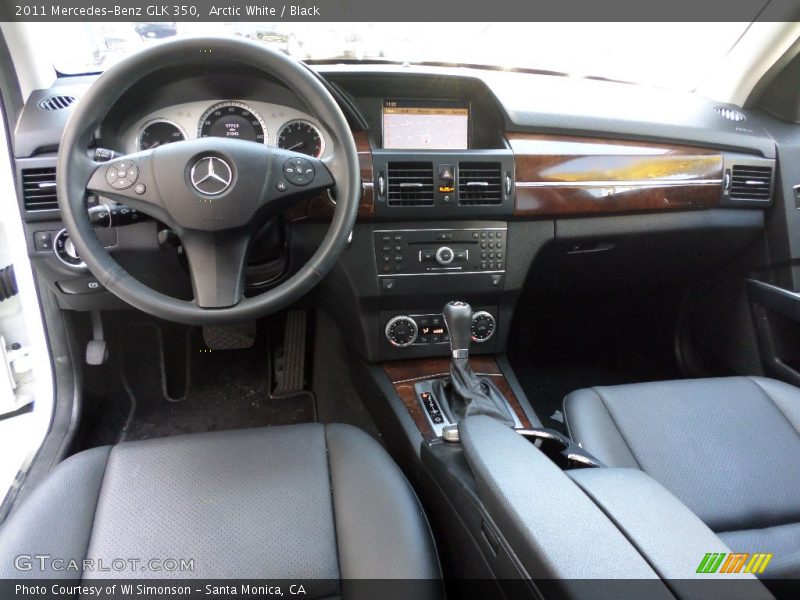 Arctic White / Black 2011 Mercedes-Benz GLK 350