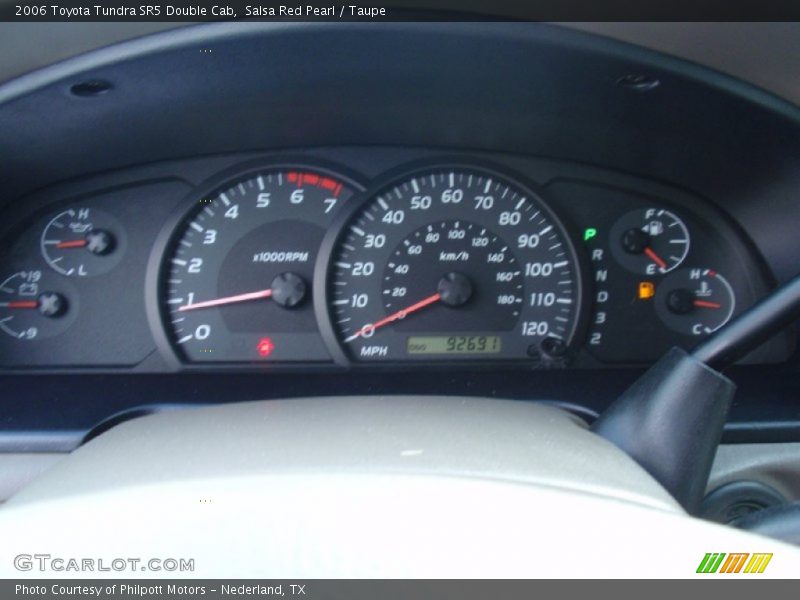 Salsa Red Pearl / Taupe 2006 Toyota Tundra SR5 Double Cab