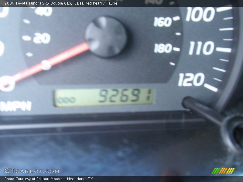 Salsa Red Pearl / Taupe 2006 Toyota Tundra SR5 Double Cab