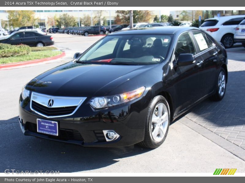 Crystal Black Pearl / Ebony 2014 Acura TSX Technology Sedan