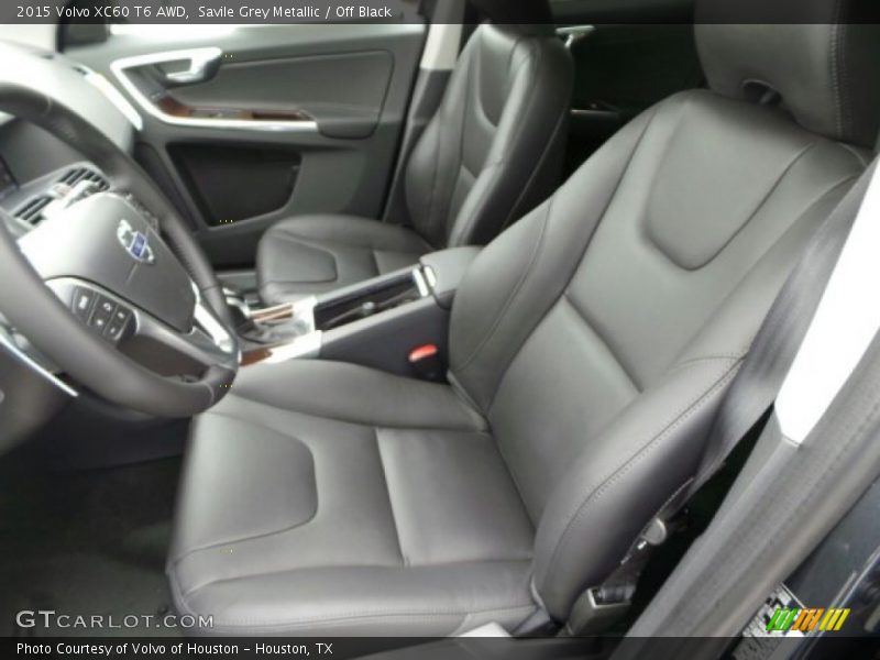 Front Seat of 2015 XC60 T6 AWD