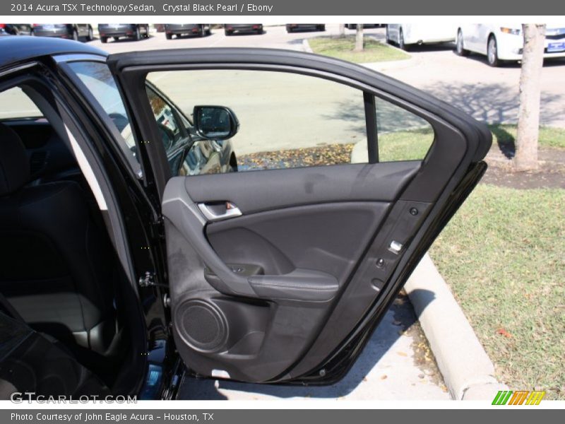 Crystal Black Pearl / Ebony 2014 Acura TSX Technology Sedan