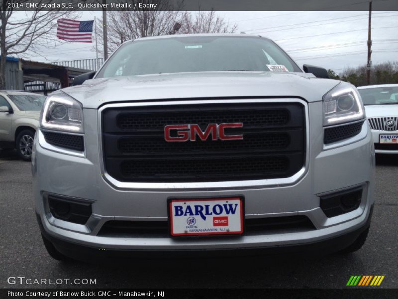 Quicksilver Metallic / Ebony 2014 GMC Acadia SLE