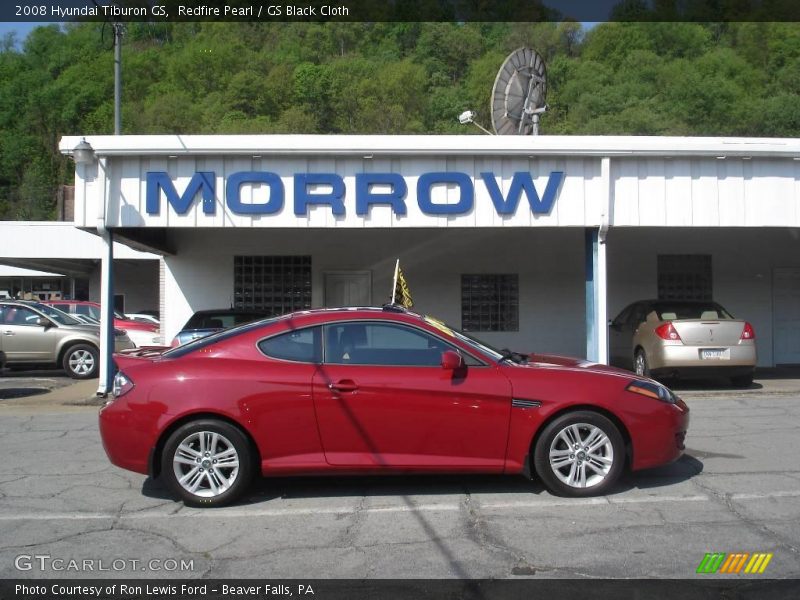 Redfire Pearl / GS Black Cloth 2008 Hyundai Tiburon GS