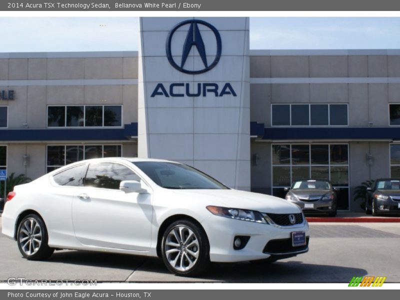 Bellanova White Pearl / Ebony 2014 Acura TSX Technology Sedan