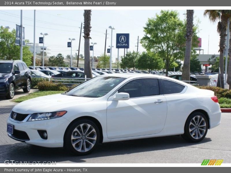 Bellanova White Pearl / Ebony 2014 Acura TSX Technology Sedan