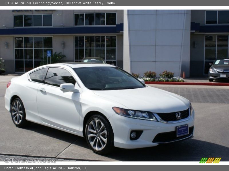 Bellanova White Pearl / Ebony 2014 Acura TSX Technology Sedan