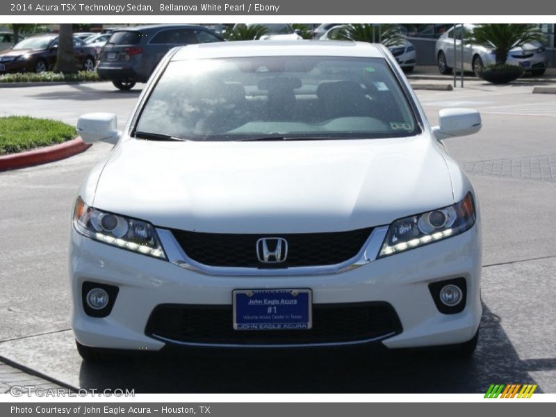 Bellanova White Pearl / Ebony 2014 Acura TSX Technology Sedan