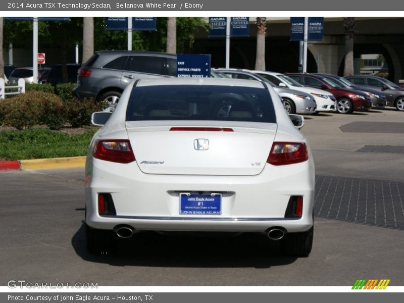 Bellanova White Pearl / Ebony 2014 Acura TSX Technology Sedan