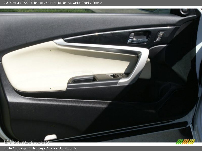 Bellanova White Pearl / Ebony 2014 Acura TSX Technology Sedan