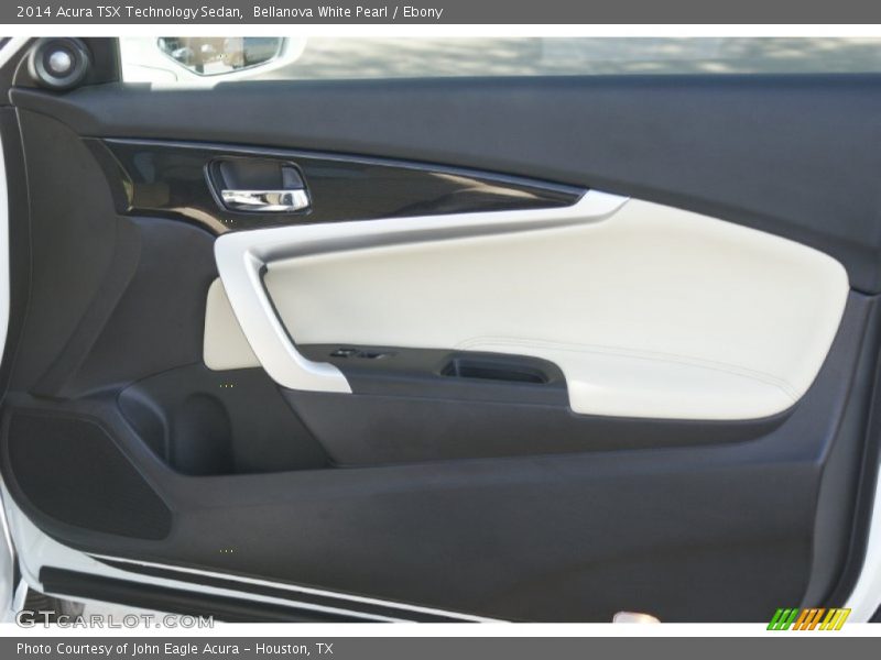 Bellanova White Pearl / Ebony 2014 Acura TSX Technology Sedan