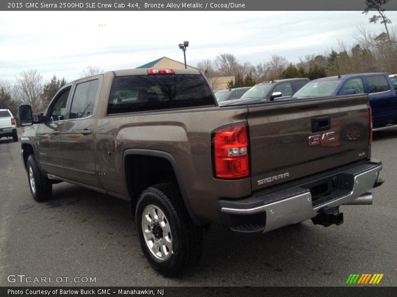 Bronze Alloy Metallic / Cocoa/Dune 2015 GMC Sierra 2500HD SLE Crew Cab 4x4