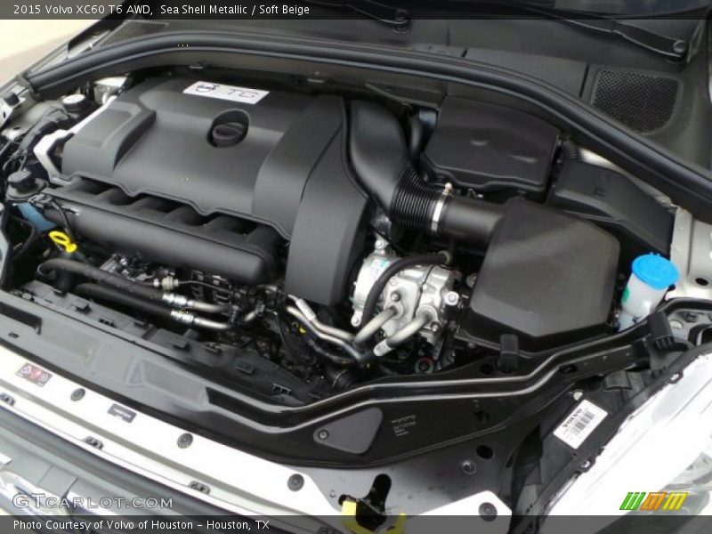 Sea Shell Metallic / Soft Beige 2015 Volvo XC60 T6 AWD