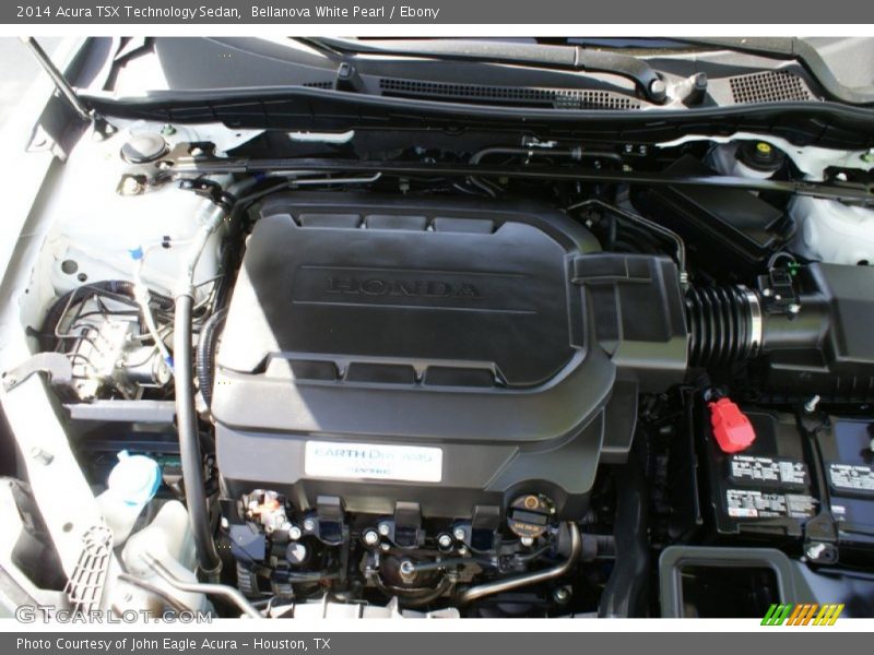 Bellanova White Pearl / Ebony 2014 Acura TSX Technology Sedan