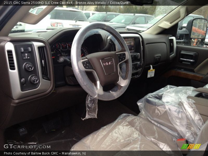 Bronze Alloy Metallic / Cocoa/Dune 2015 GMC Sierra 2500HD SLE Crew Cab 4x4
