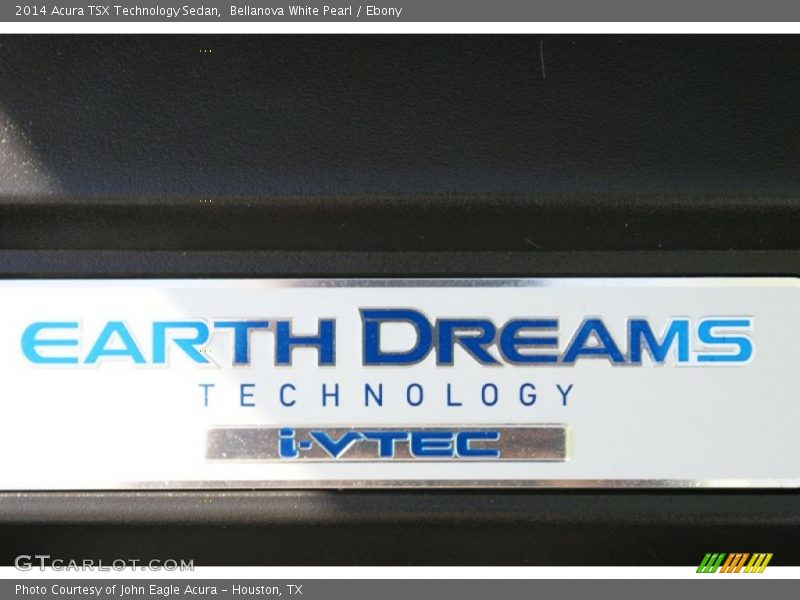 Bellanova White Pearl / Ebony 2014 Acura TSX Technology Sedan