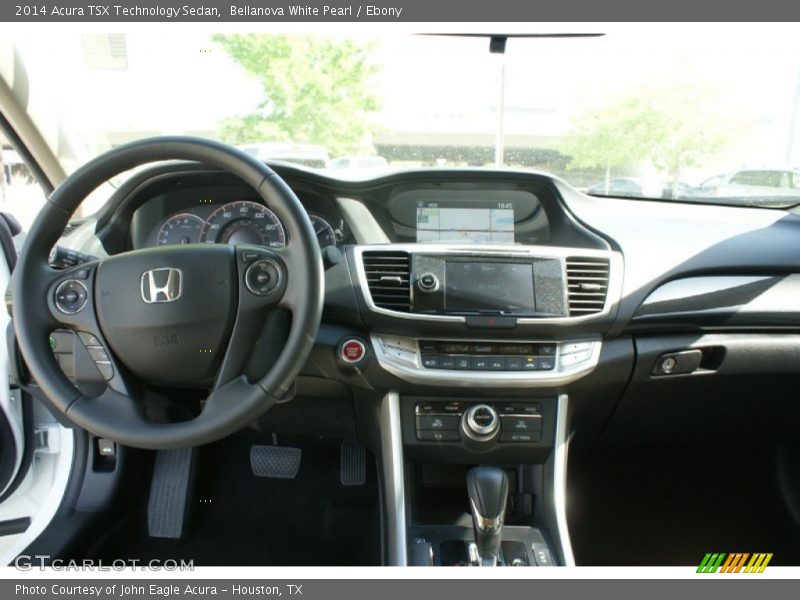 Bellanova White Pearl / Ebony 2014 Acura TSX Technology Sedan