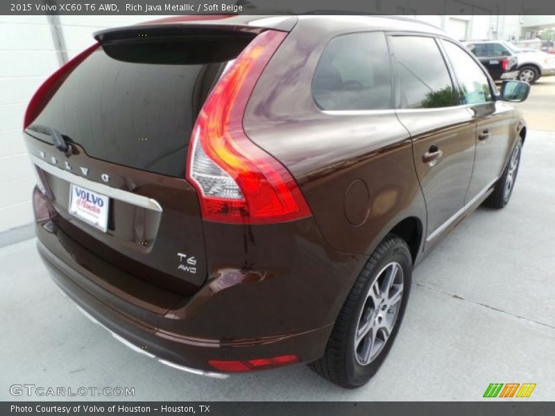 Rich Java Metallic / Soft Beige 2015 Volvo XC60 T6 AWD