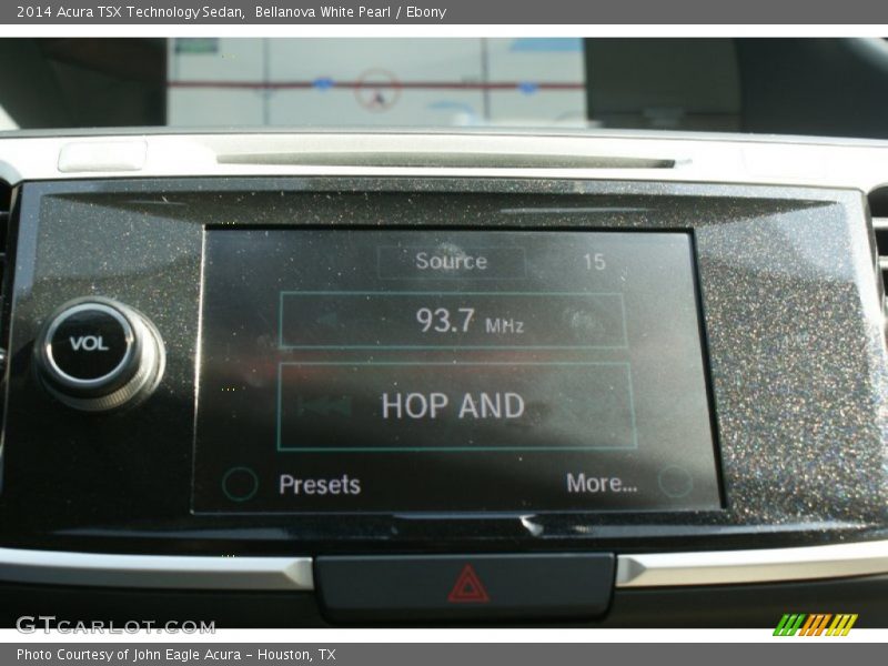 Bellanova White Pearl / Ebony 2014 Acura TSX Technology Sedan