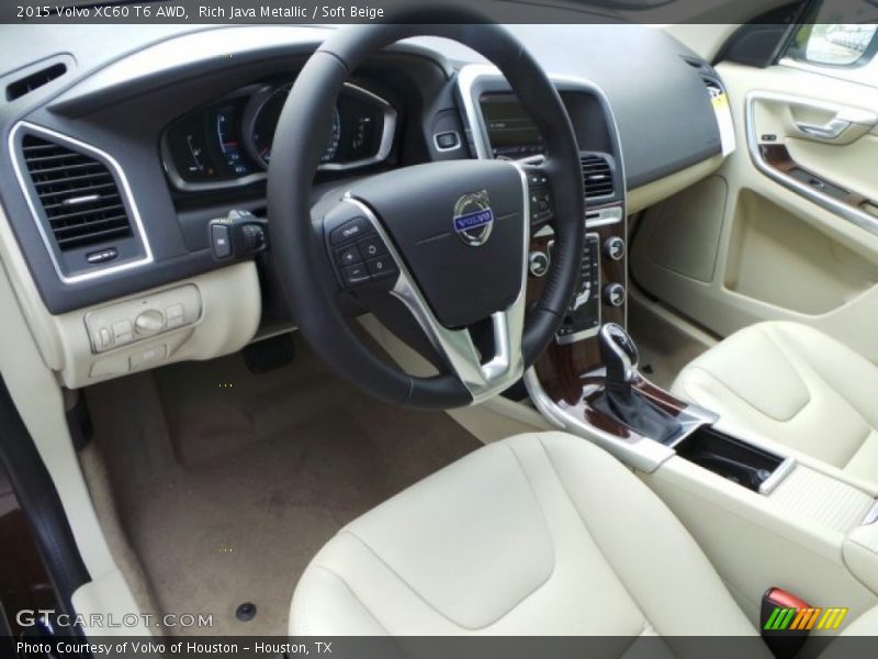  2015 XC60 T6 AWD Soft Beige Interior