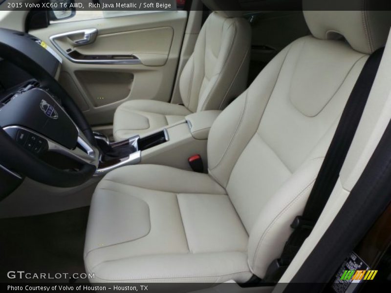 Front Seat of 2015 XC60 T6 AWD