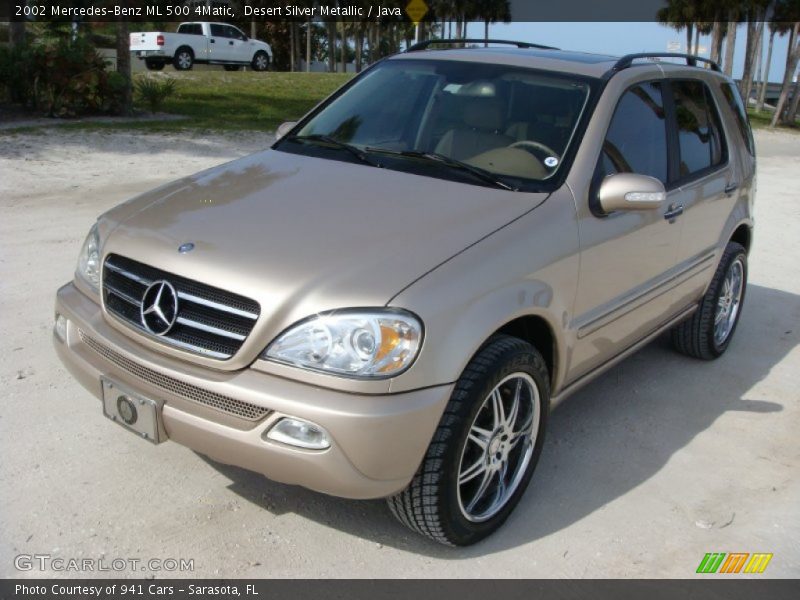 Desert Silver Metallic / Java 2002 Mercedes-Benz ML 500 4Matic