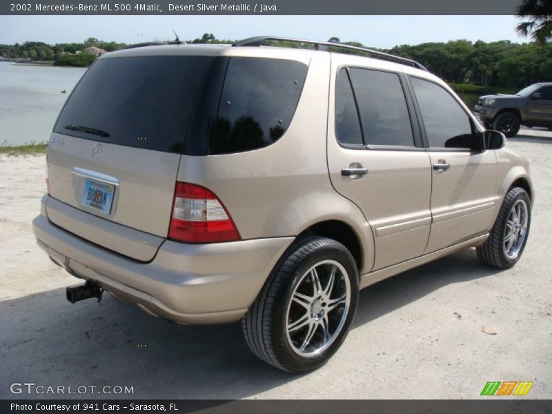 Desert Silver Metallic / Java 2002 Mercedes-Benz ML 500 4Matic