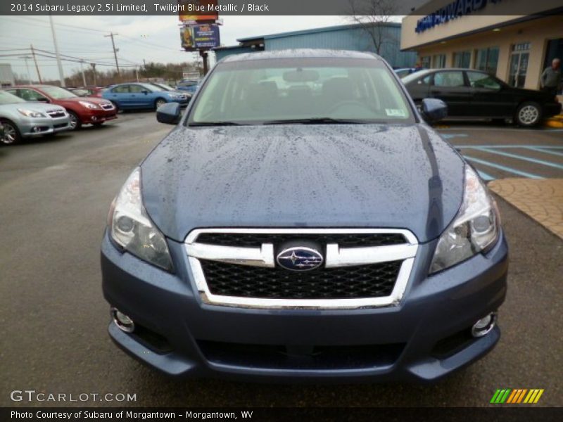 Twilight Blue Metallic / Black 2014 Subaru Legacy 2.5i Limited