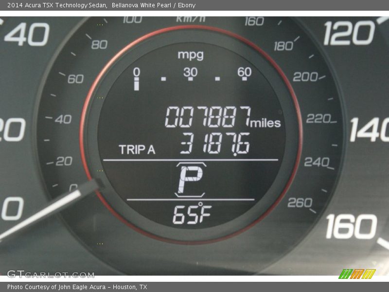 Bellanova White Pearl / Ebony 2014 Acura TSX Technology Sedan