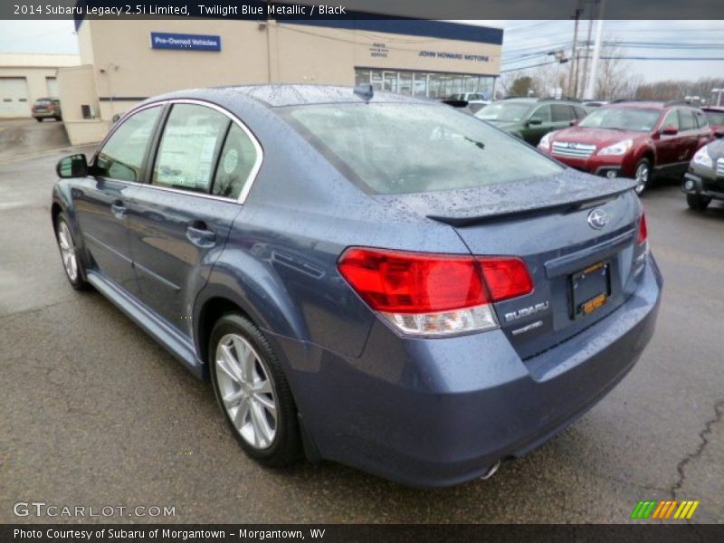 Twilight Blue Metallic / Black 2014 Subaru Legacy 2.5i Limited