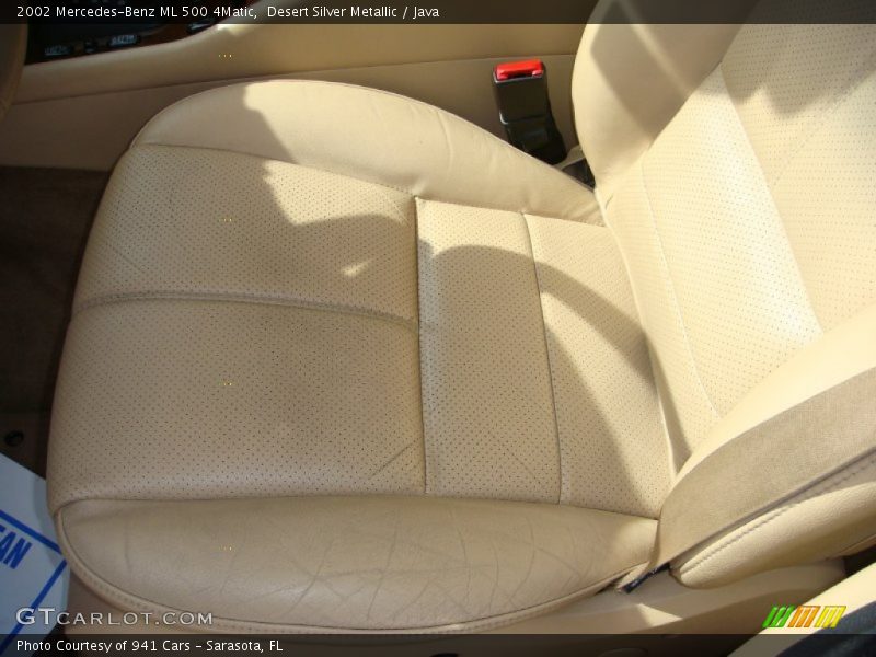 Desert Silver Metallic / Java 2002 Mercedes-Benz ML 500 4Matic