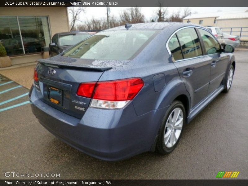 Twilight Blue Metallic / Black 2014 Subaru Legacy 2.5i Limited