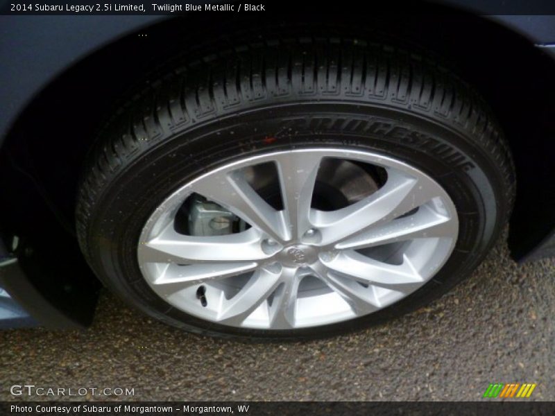 Twilight Blue Metallic / Black 2014 Subaru Legacy 2.5i Limited