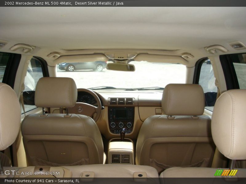 Desert Silver Metallic / Java 2002 Mercedes-Benz ML 500 4Matic