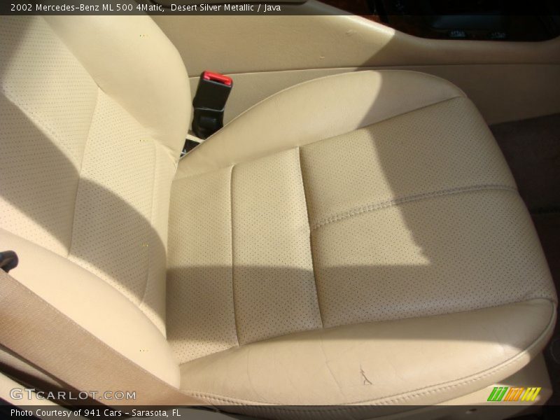 Desert Silver Metallic / Java 2002 Mercedes-Benz ML 500 4Matic