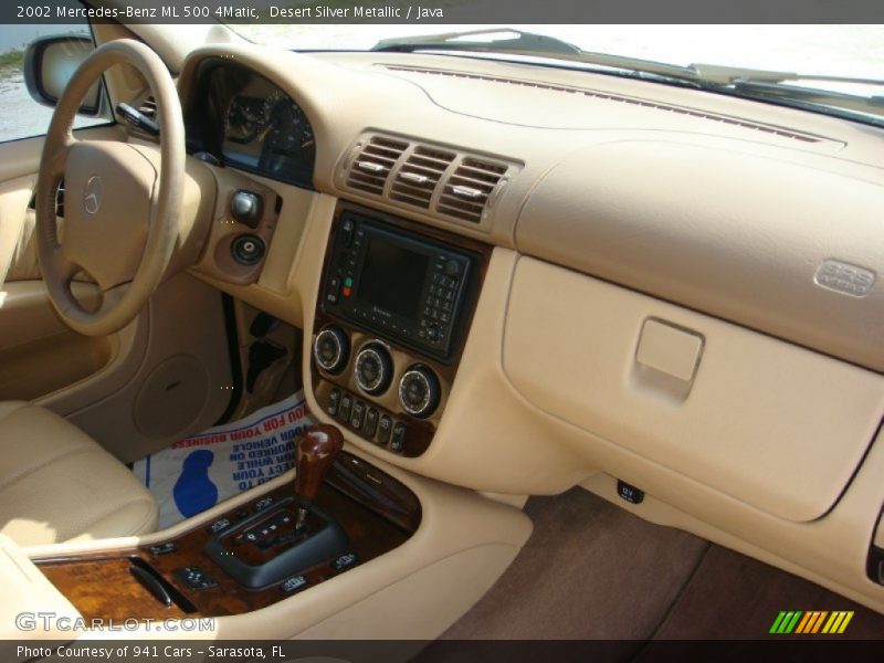 Desert Silver Metallic / Java 2002 Mercedes-Benz ML 500 4Matic