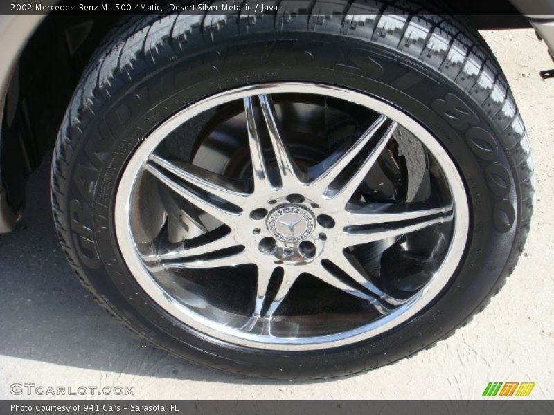 Desert Silver Metallic / Java 2002 Mercedes-Benz ML 500 4Matic